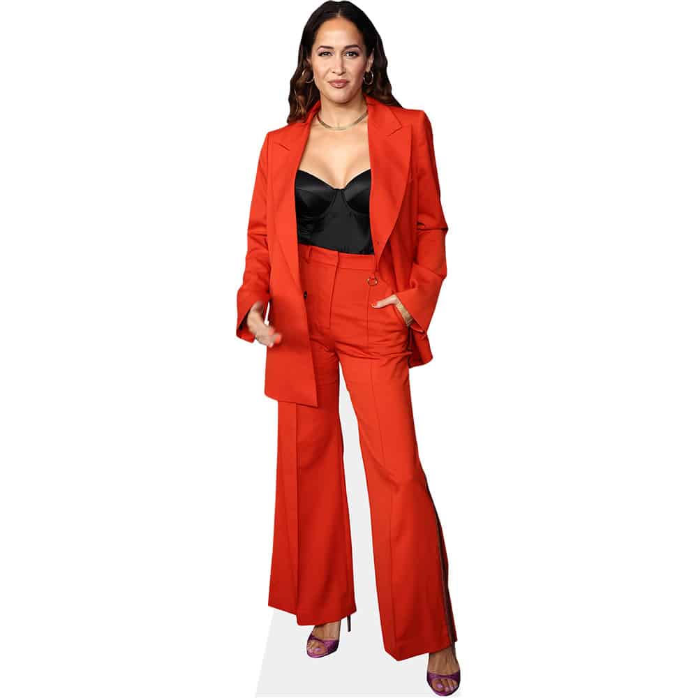 Jaina Lee Ortiz (Red Suit) Cardboard Cutout - Celebrity Cutouts